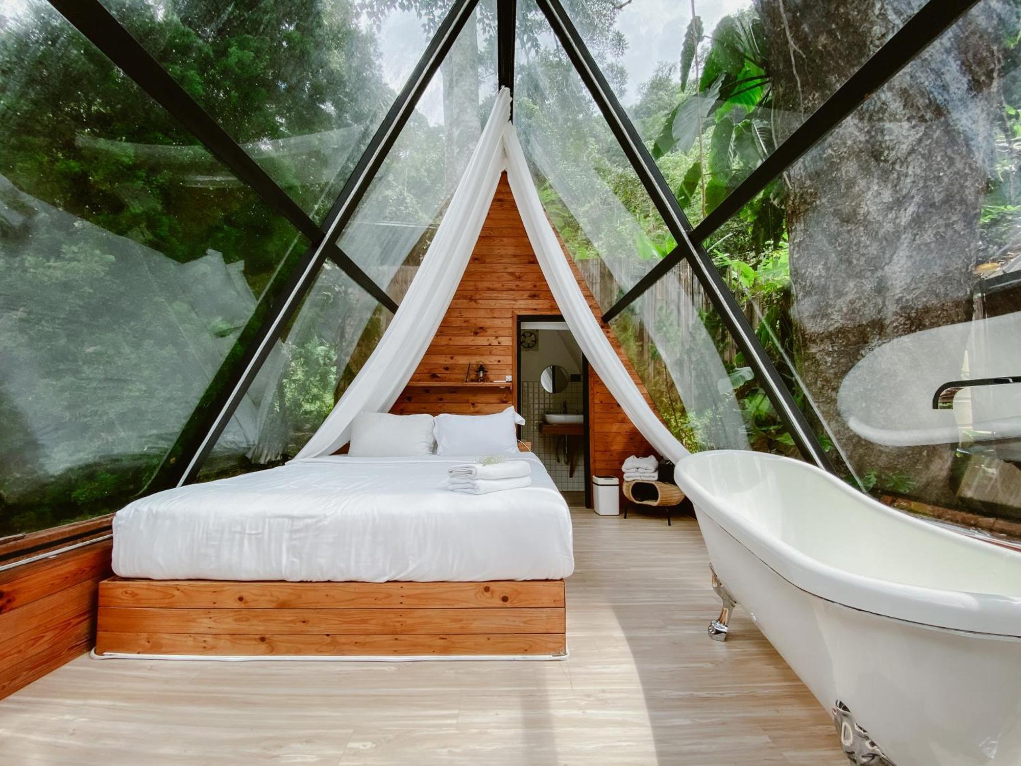 Hotel Morning Star Glamping Ban Pok Nai Exterior foto